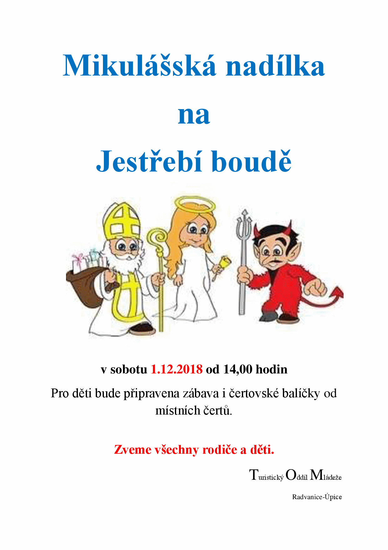 Mikuláš na Jestřebí boudě